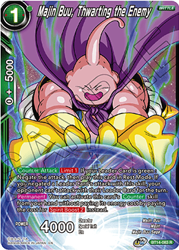 Majin Buu, Thwarting the Enemy (BT14-083) [Cross Spirits] | Arkham Games and Comics