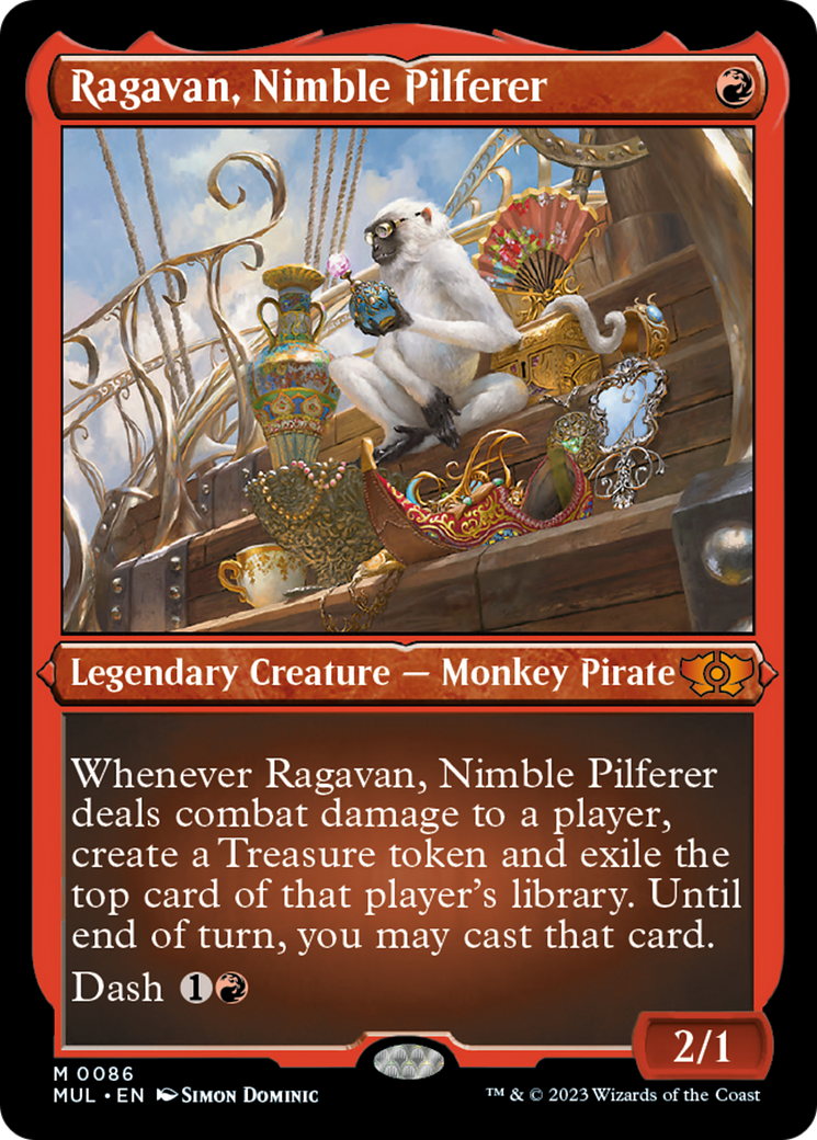 Ragavan, Nimble Pilferer (Foil Etched) [Multiverse Legends] | Arkham Games and Comics