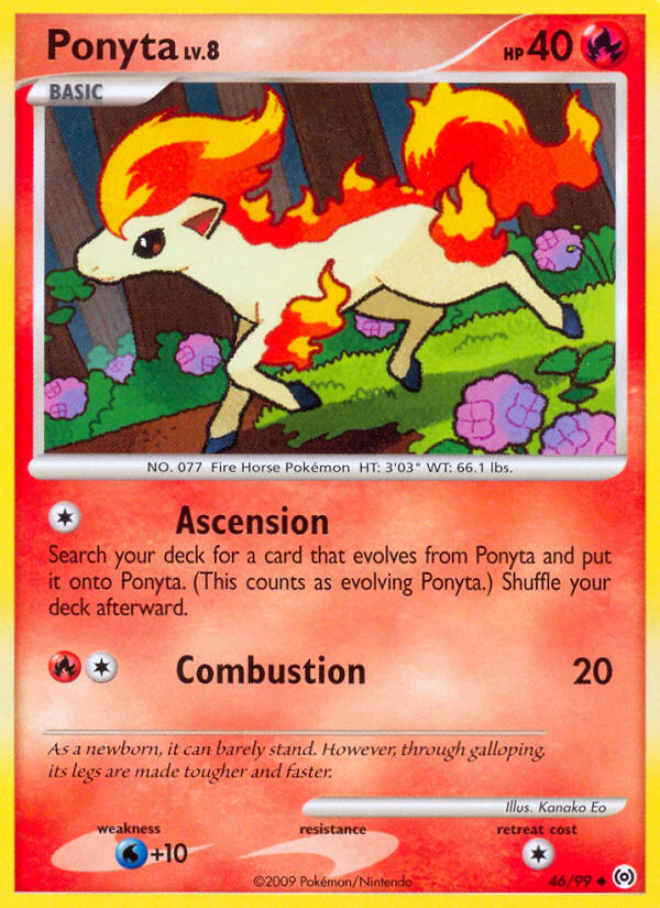 Ponyta (46/99) [Platinum: Arceus] | Arkham Games and Comics