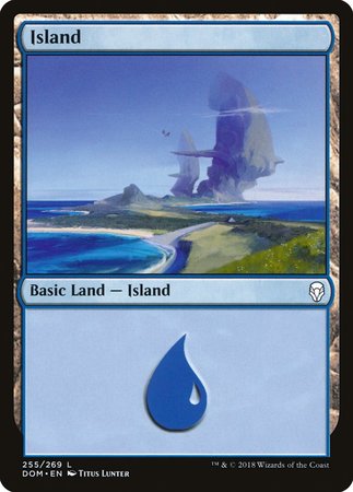 Island (255) [Dominaria] | Arkham Games and Comics