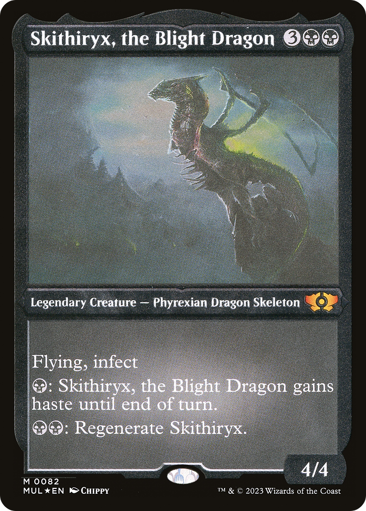 Skithiryx, the Blight Dragon (Foil Etched) [Multiverse Legends] | Arkham Games and Comics