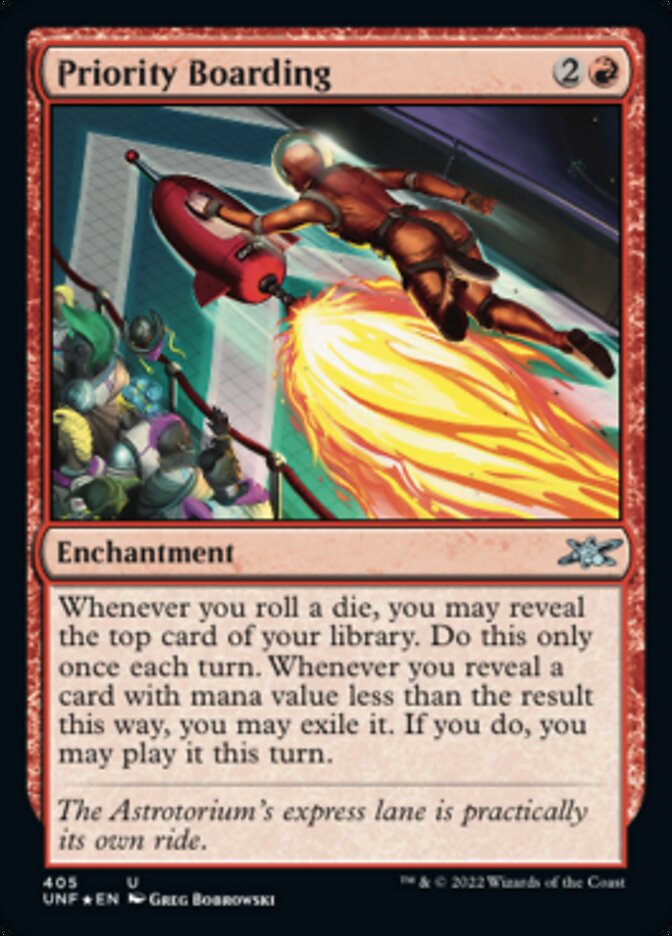 Priority Boarding (Galaxy Foil) [Unfinity] | Arkham Games and Comics