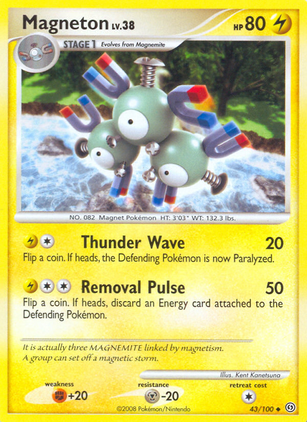 Magneton (43/100) [Diamond & Pearl: Stormfront] | Arkham Games and Comics