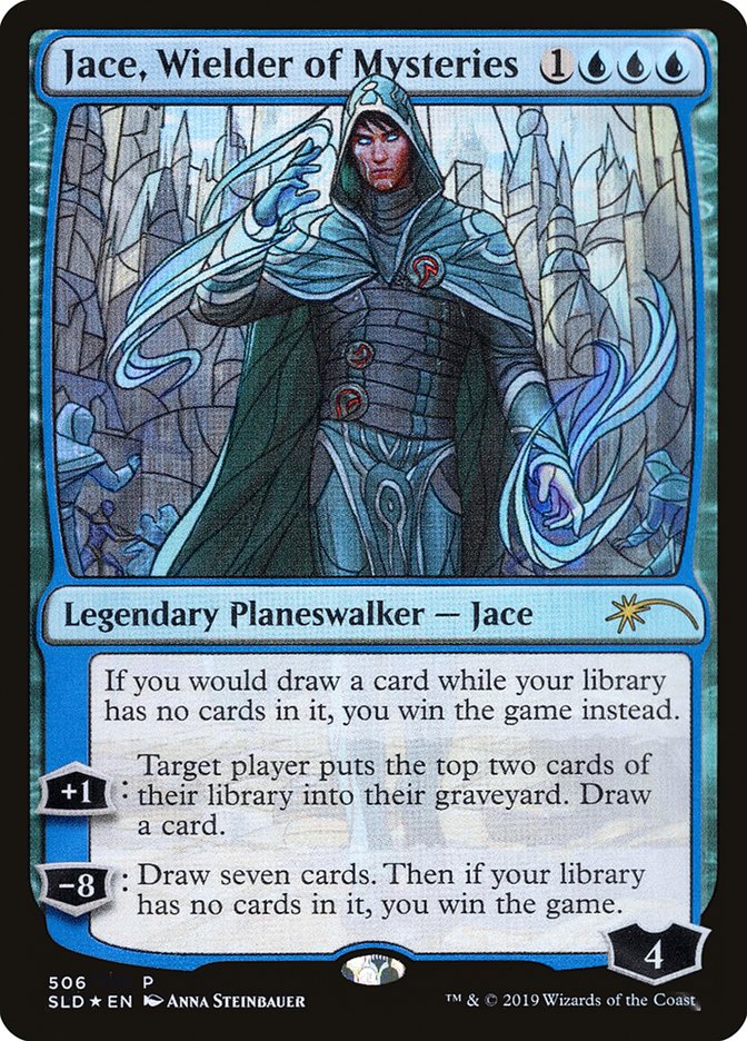 Jace, Wielder of Mysteries (Stained Glass) [Secret Lair Drop Promos] | Arkham Games and Comics