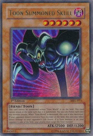 Toon Summoned Skull [MRL-073] Ultra Rare | Arkham Games and Comics