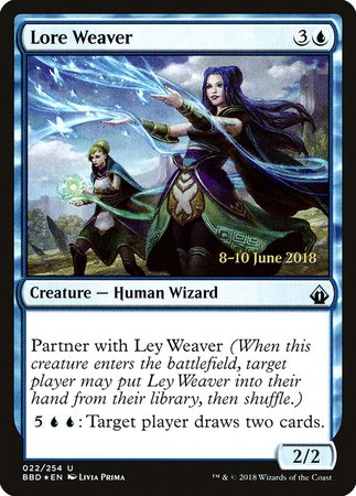 Lore Weaver [Battlebond Promos] | Arkham Games and Comics