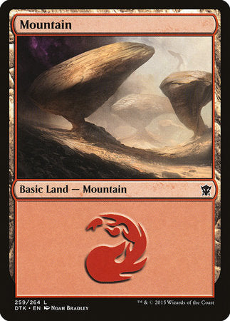 Mountain (259) [Dragons of Tarkir] | Arkham Games and Comics