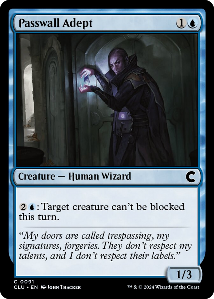 Passwall Adept [Ravnica: Clue Edition] | Arkham Games and Comics