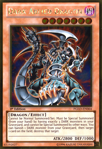 Dark Armed Dragon [PGLD-EN064] Gold Rare | Arkham Games and Comics