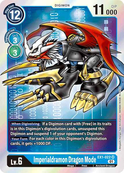 Imperialdramon Dragon Mode [EX1-022] [Classic Collection] | Arkham Games and Comics