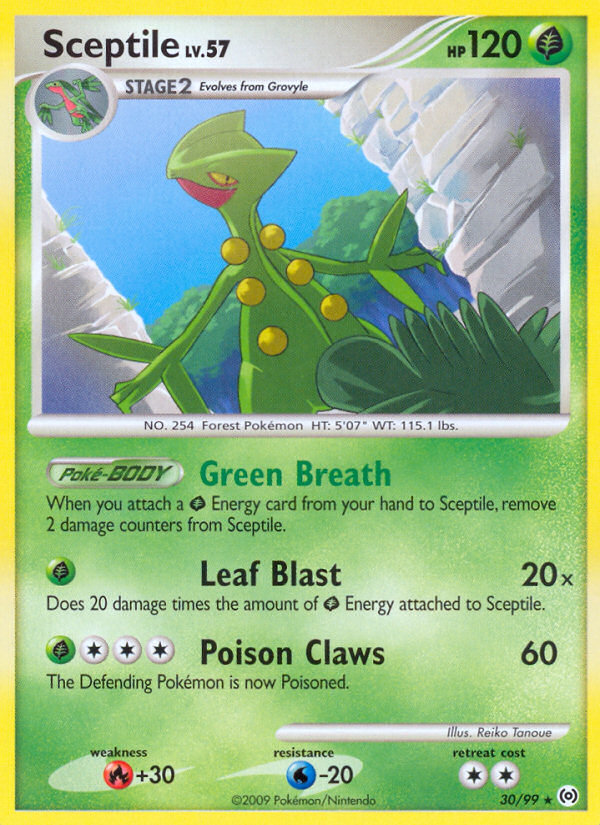 Sceptile (30/99) [Platinum: Arceus] | Arkham Games and Comics