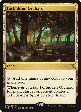 Forbidden Orchard [Commander 2016] | Arkham Games and Comics