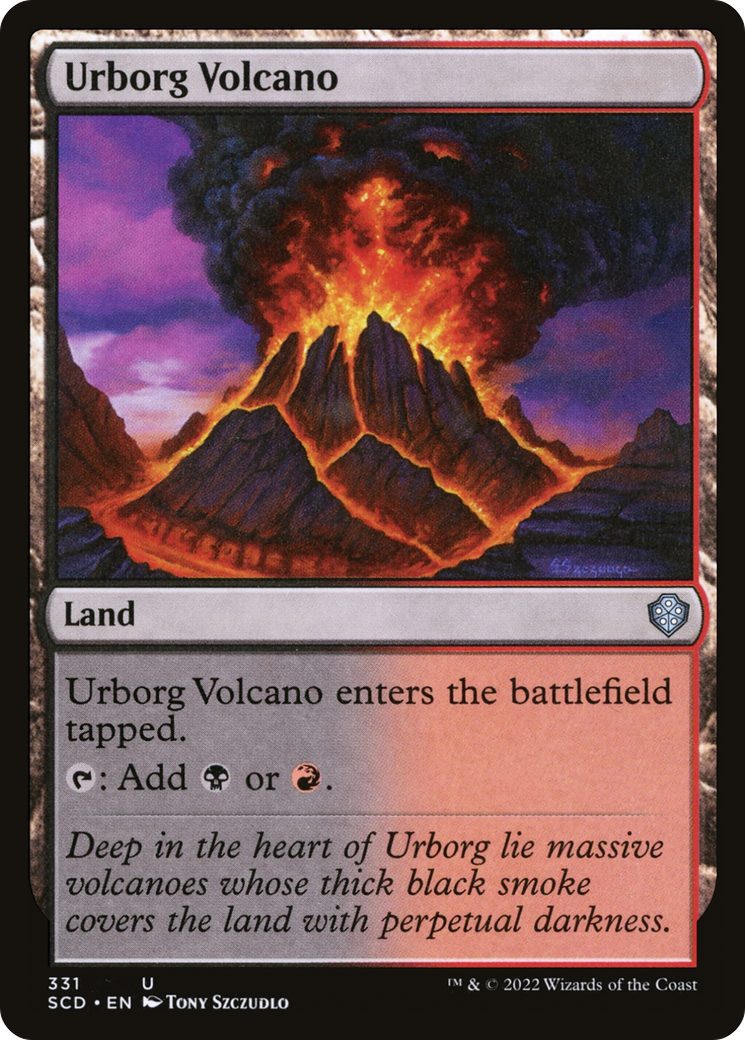 Urborg Volcano [Starter Commander Decks] | Arkham Games and Comics