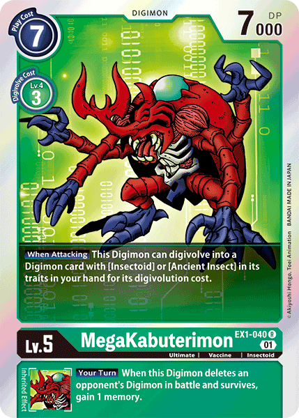 MegaKabuterimon [EX1-040] [Classic Collection] | Arkham Games and Comics