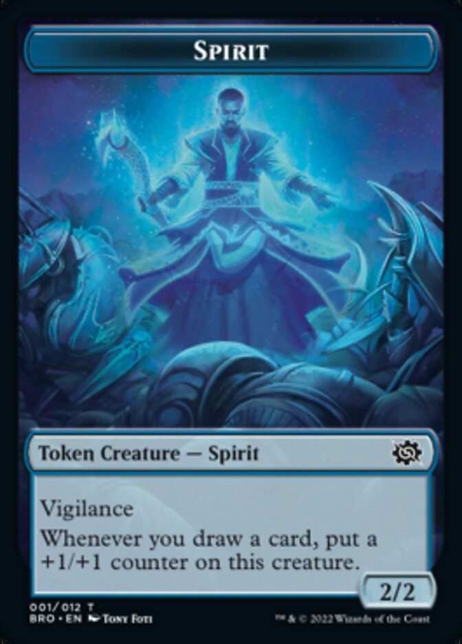 Spirit Token [The Brothers' War Tokens] | Arkham Games and Comics