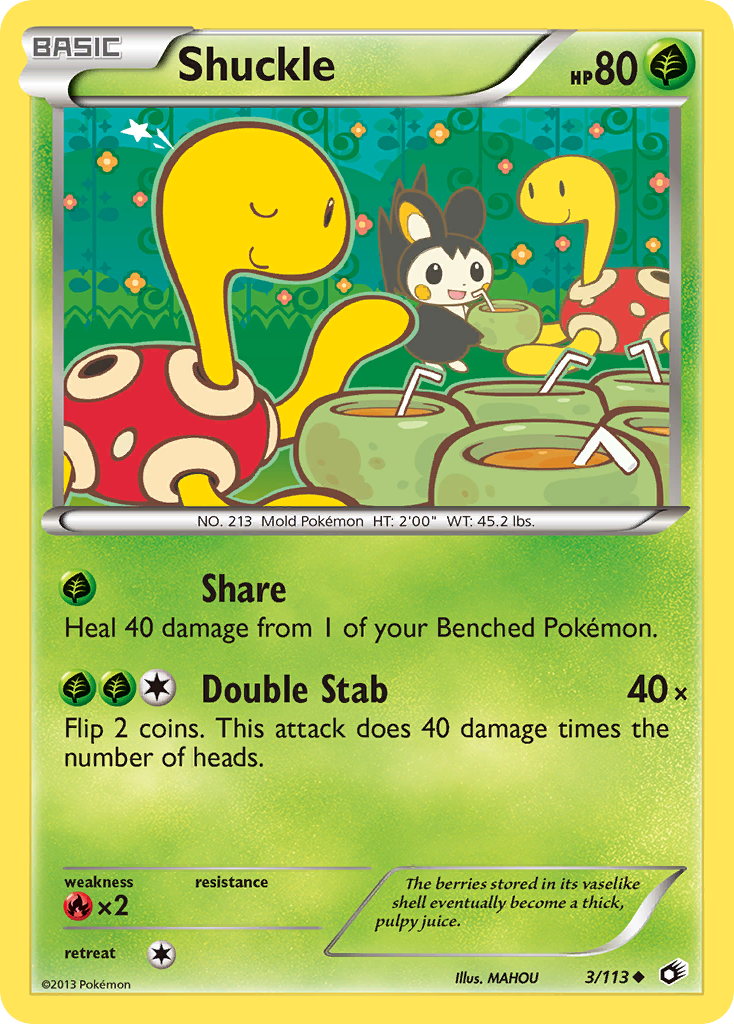 Shuckle (3/113) [Black & White: Legendary Treasures] | Arkham Games and Comics