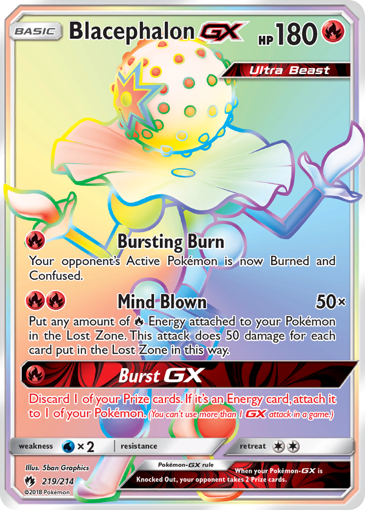 Blacephalon GX (219/214) [Sun & Moon: Lost Thunder] | Arkham Games and Comics