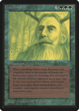 Gaea's Liege [Limited Edition Beta] | Arkham Games and Comics