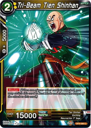 Tri-Beam Tien Shinhan (BT5-086) [Miraculous Revival] | Arkham Games and Comics