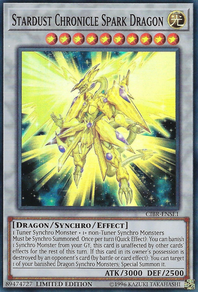 Stardust Chronicle Spark Dragon [CIBR-ENSE1] Super Rare | Arkham Games and Comics