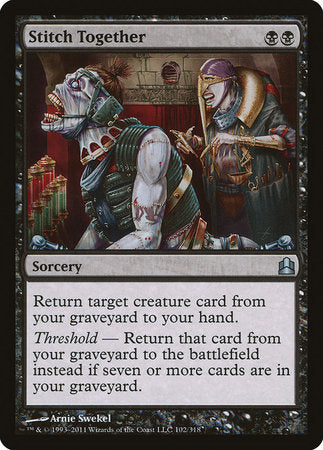 Stitch Together [Commander 2011] | Arkham Games and Comics