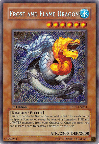 Frost and Flame Dragon [TAEV-EN033] Secret Rare | Arkham Games and Comics