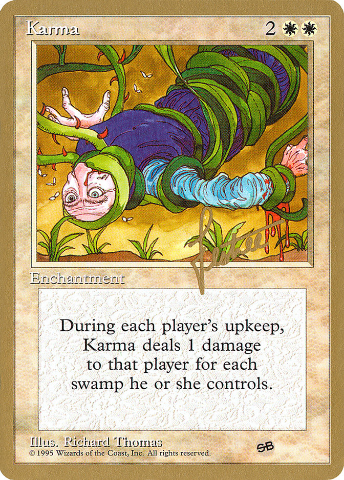 Karma (Bertrand Lestree) (SB) [Pro Tour Collector Set] | Arkham Games and Comics