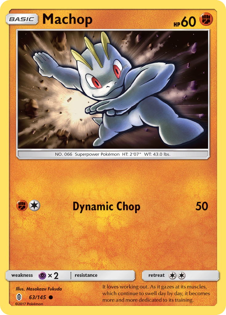 Machop (63/145) [Sun & Moon: Guardians Rising] | Arkham Games and Comics