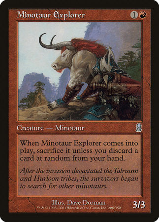 Minotaur Explorer [Odyssey] | Arkham Games and Comics