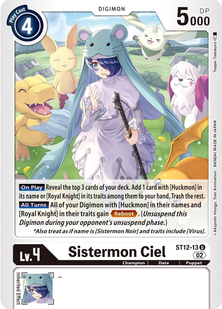 Sistermon Ciel [ST12-13] [Starter Deck: Jesmon] | Arkham Games and Comics