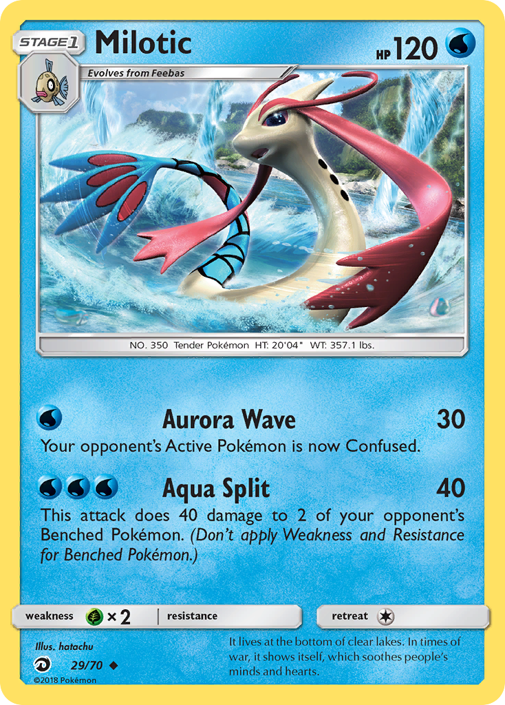 Milotic (29/70) [Sun & Moon: Dragon Majesty] | Arkham Games and Comics