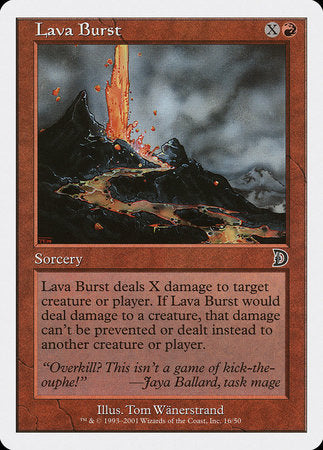 Lava Burst [Deckmasters] | Arkham Games and Comics