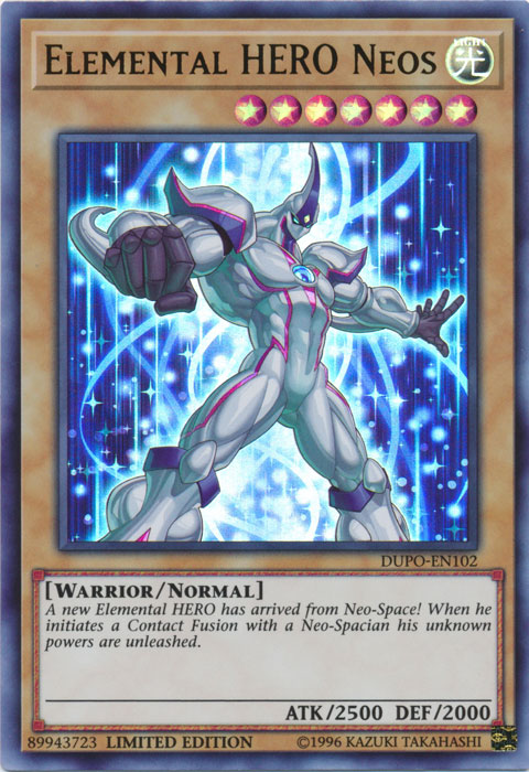 Elemental Hero Neos [DUPO-EN102] Ultra Rare | Arkham Games and Comics