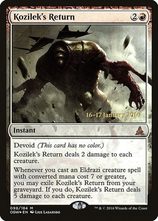 Kozilek's Return [Oath of the Gatewatch Promos] | Arkham Games and Comics