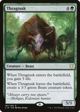 Thragtusk [Commander 2019] | Arkham Games and Comics