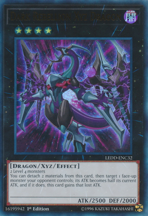 Dark Rebellion Xyz Dragon [LEDD-ENC32] Ultra Rare | Arkham Games and Comics