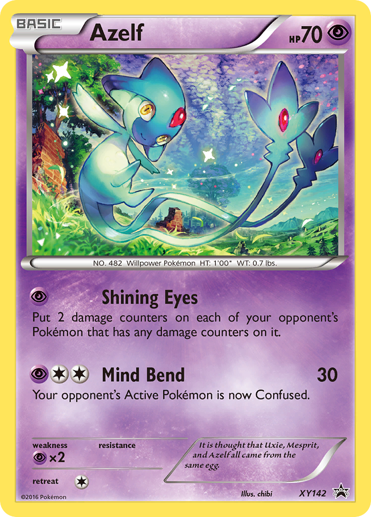 Azelf (XY142) [XY: Black Star Promos] | Arkham Games and Comics