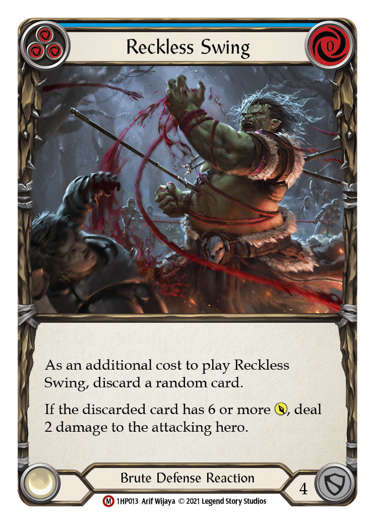 Reckless Swing [1HP013] (History Pack 1) | Arkham Games and Comics