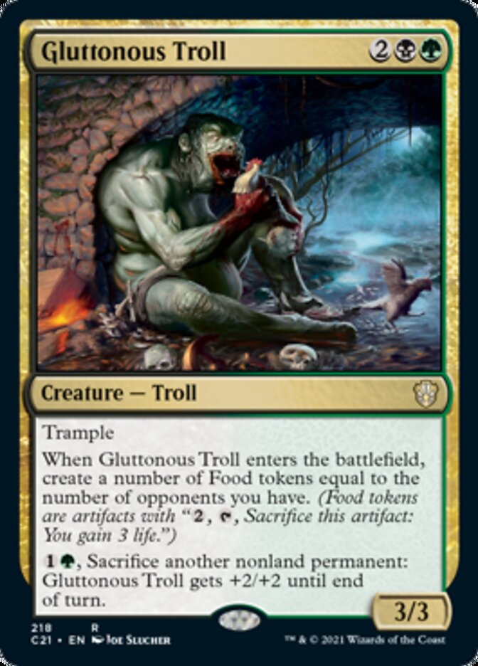 Gluttonous Troll [Commander 2021] | Arkham Games and Comics