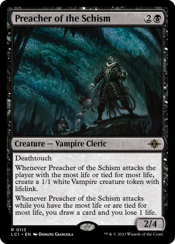 Preacher of the Schism (Extended Art) [The Lost Caverns of Ixalan] | Arkham Games and Comics