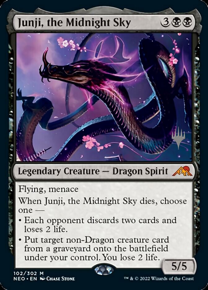 Junji, the Midnight Sky (Promo Pack) [Kamigawa: Neon Dynasty Promos] | Arkham Games and Comics