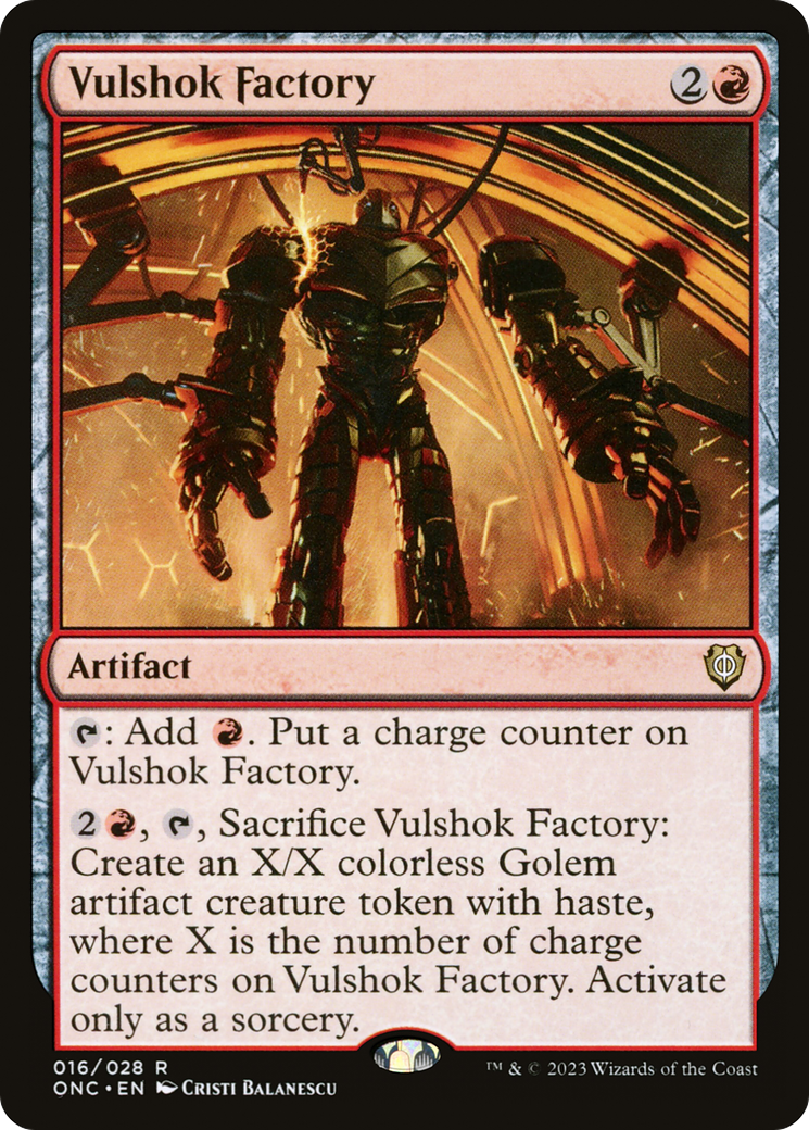 Vulshok Factory [Phyrexia: All Will Be One Commander] | Arkham Games and Comics