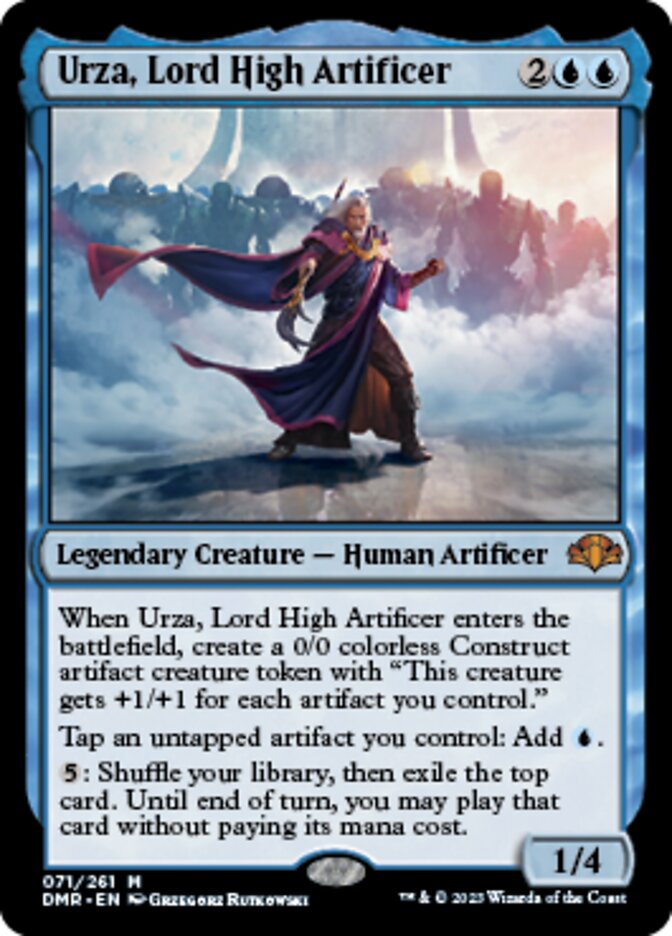 Urza, Lord High Artificer [Dominaria Remastered] | Arkham Games and Comics