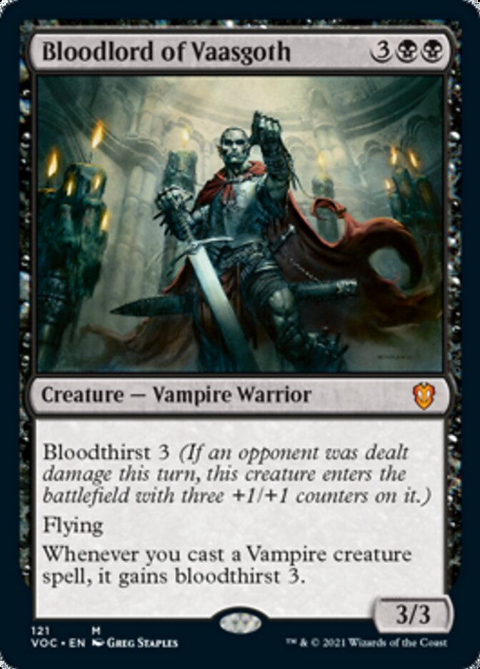 Bloodlord of Vaasgoth [Innistrad: Crimson Vow Commander] | Arkham Games and Comics