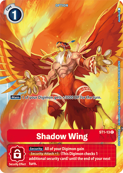 Shadow Wing [ST1-13] (Alternate Art) [Starter Deck: Gaia Red Promos] | Arkham Games and Comics