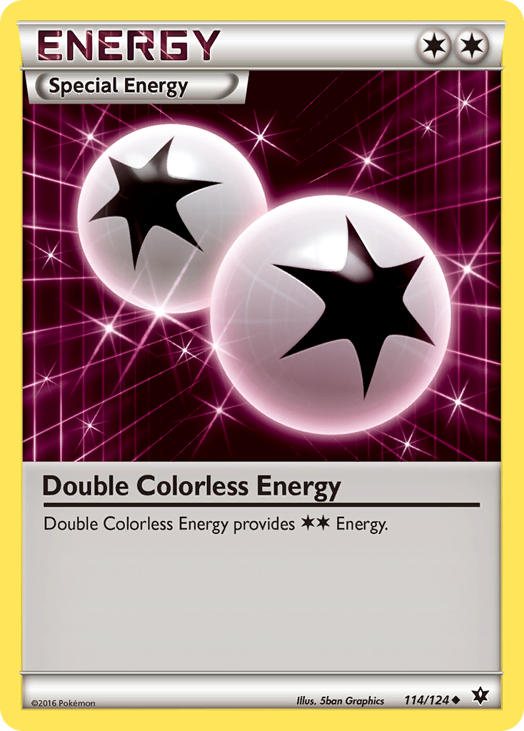 Double Colorless Energy (114/124) [XY: Fates Collide] | Arkham Games and Comics