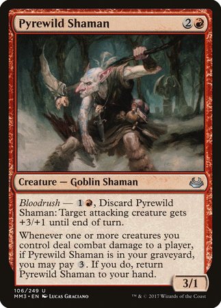 Pyrewild Shaman [Modern Masters 2017] | Arkham Games and Comics