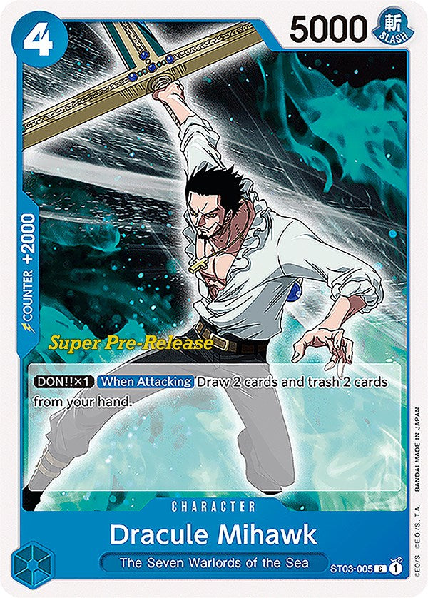 Dracule Mihawk [Super Pre-Release Starter Deck: The Seven Warlords of the Sea] | Arkham Games and Comics