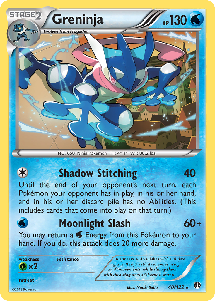 Greninja (40/122) [XY: BREAKpoint] | Arkham Games and Comics