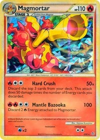 Magmortar (2/95) (Cracked Ice Holo) [HeartGold & SoulSilver: Unleashed] | Arkham Games and Comics